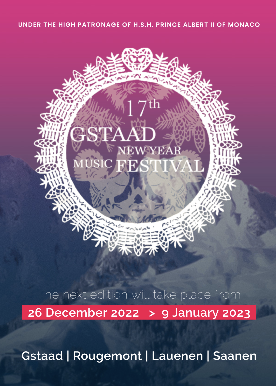 Gstaad New Year Music Festival - Illyria Communication